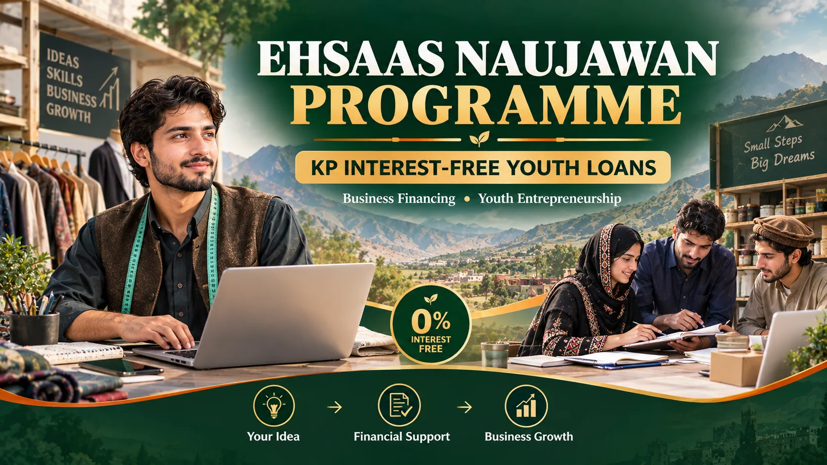 Ehsaas Naujawan Programme (KP) – Interest-Free Youth Loans